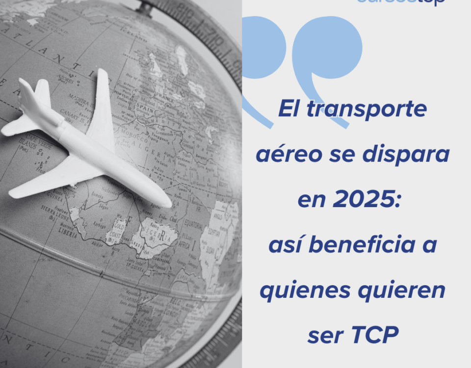 El transporte aéreo se dispara en 2025: así beneficia a quienes quieren ser TCP
